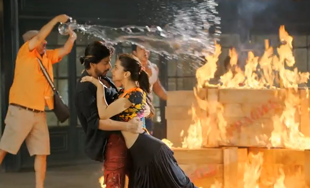 A still from the song, 'Manwa Laage'. A still from the song, 'Manwa Laage'.